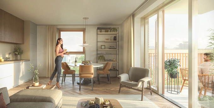 Comfortabele appartementen in Nieuwe Weelde