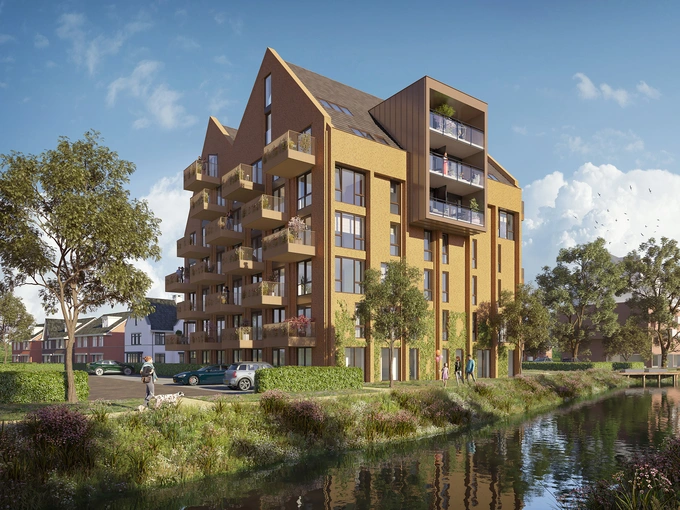 Waterroos Zwaag nieuwbouwappartementen