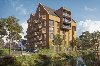 Waterroos viert feestelijke start bouw