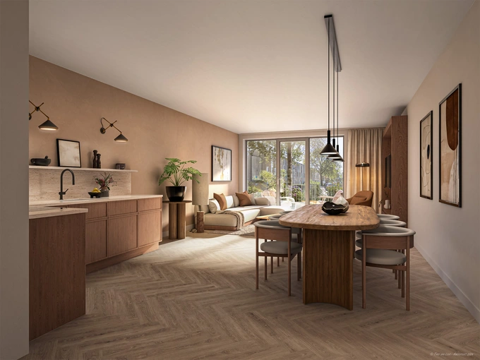 Pelmolenpad De Koningsspil impressie interieur bouwnummer #102