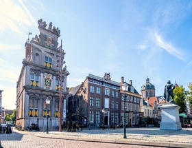 Plein Roode Steen in het centrum van Hoorn