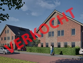 Dijkwoning bouwnummer 1 voorzijde exterieurimpressie