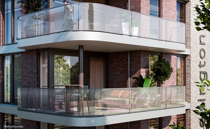 nieuwbouwregiohoorn Blokker Urban Villa's balkon
