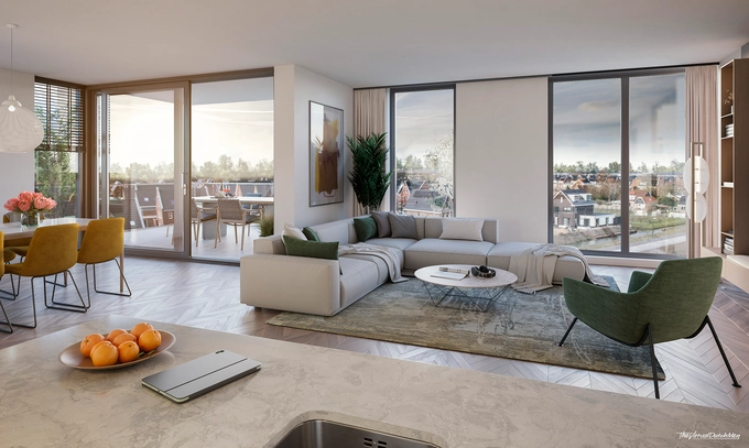 nieuwbouwregiohoorn Blokker Urban Villa's woonkamer