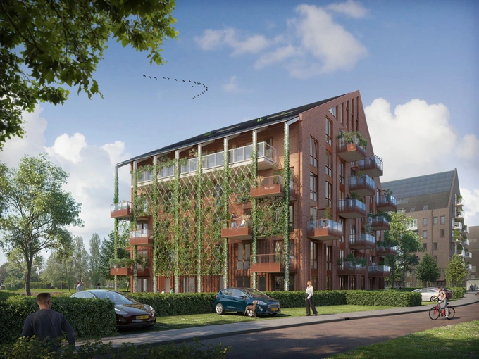 Waterroos Zwaag nieuwbouwappartementen