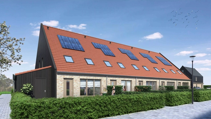 Rug aan rugwoningen De Perenlaan Zwaagdijk-West