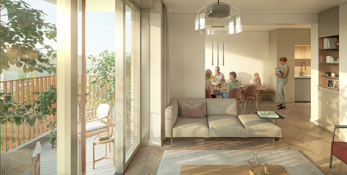 Comfortabele appartementen in Nieuwe Weelde