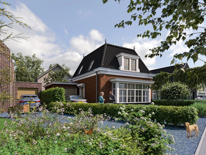 impressie vrijstaande woning van Molenhof Oosterblokker
