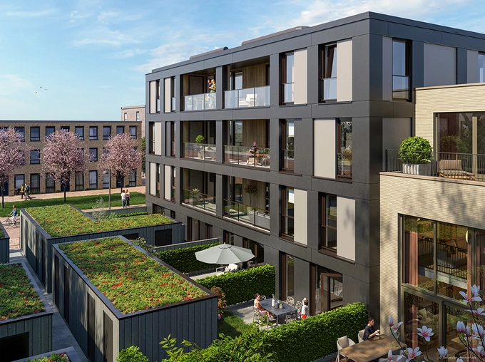Holenkwartier appartementen achterzijde