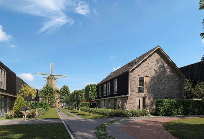 Pad naar de molen