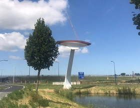 De entree van Bangert en Oosterpolder