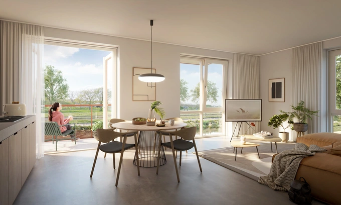 Waterroos Zwaag nieuwbouwappartementen