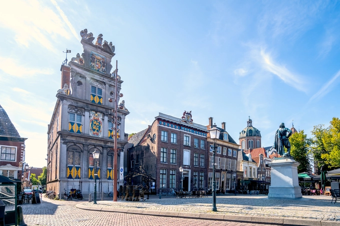Plein Roode Steen in het centrum van Hoorn