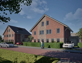 De Dijkwoningen Medemblik straatkant